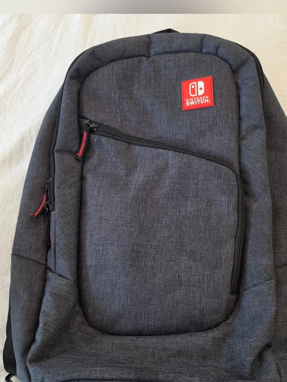 Nintendo Switch Elite Player Gaming Backpack - Charcoal Gray & Black Case